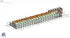 Produktionshalle Model
